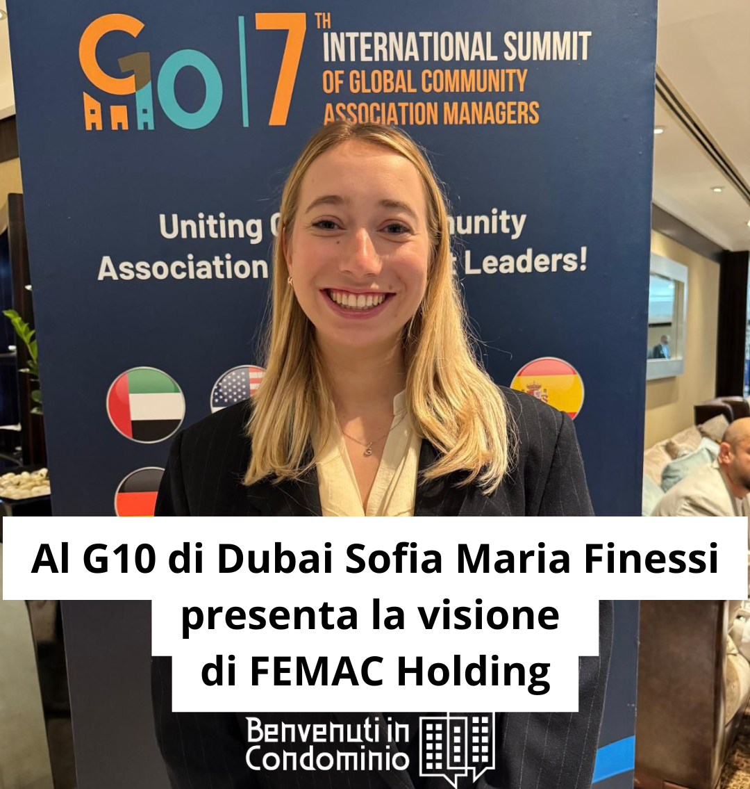 Al G10 di Dubai Sofia Maria Finessi presenta la visione di FEMAC Holding